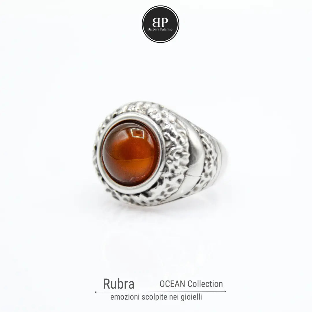 Anello Rubra: con Corniola
