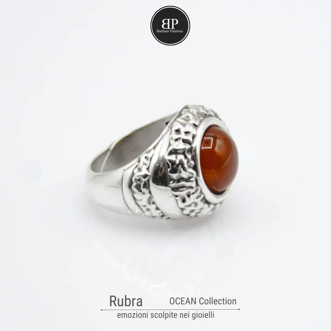 Anello Rubra: con Corniola