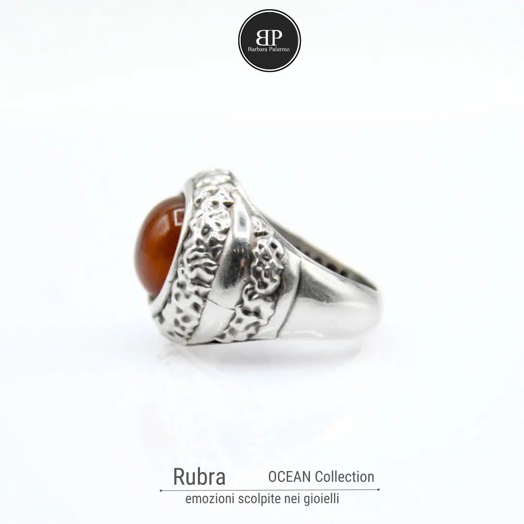 Anello Rubra: con Corniola