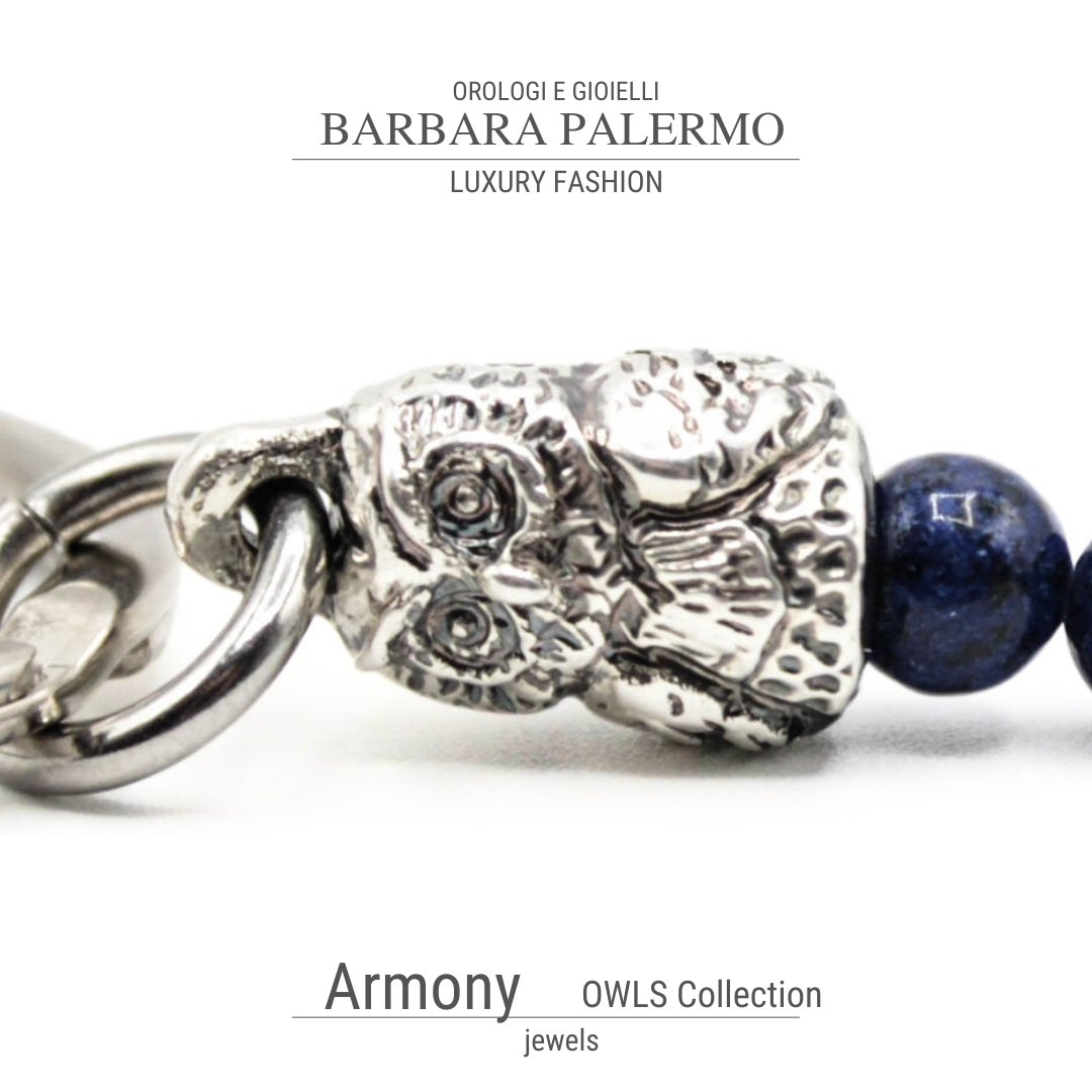 Armony: Schlüsselanhänger mit Eule und Lapis