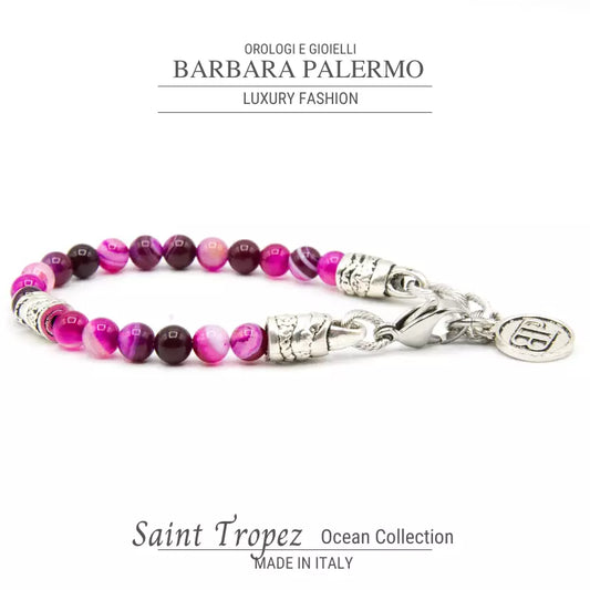 Bracciale Agata Fuxia Ocean Saint Tropez