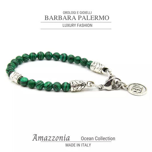 Bracciale in Malachite verde Ocean Amazzonia