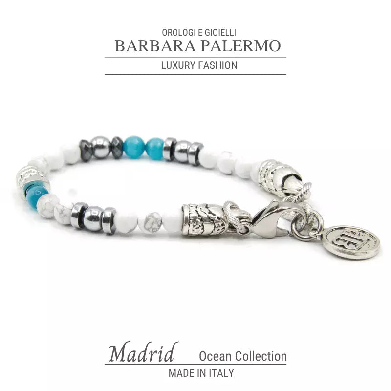 Bracciale occhio di gatto Aulite ematite Ocean Madrid