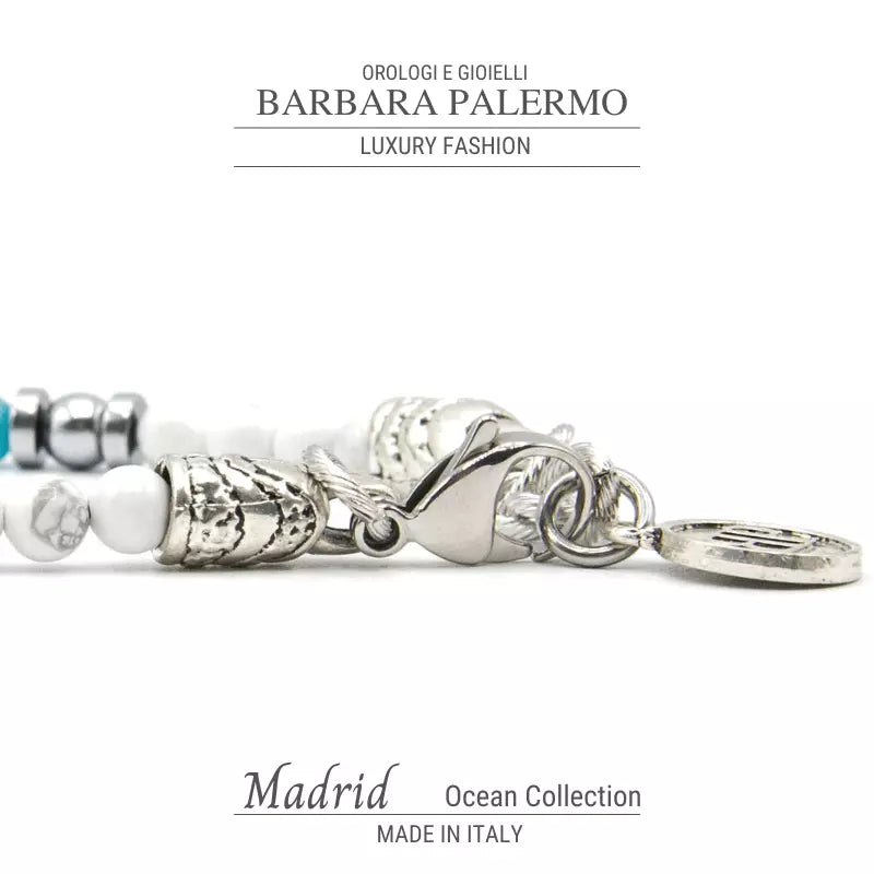 Bracciale occhio di gatto Aulite ematite Ocean Madrid