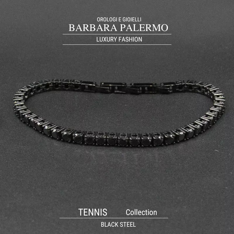 Collana tennis uomo in acciaio: resistenza ed eleganza – Barbara Palermo