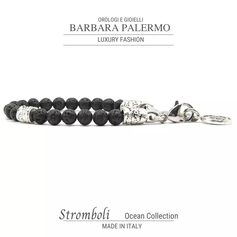 Bracciale Pietra Lavica Ocean Stromboli
