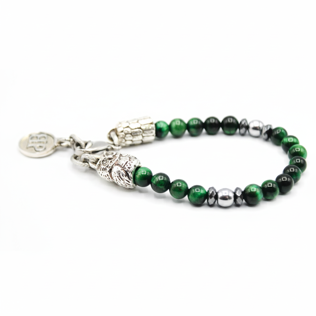 Bracciale croce con occhio di tigre satinato ⋆ Kisp Jewels Bracciale croce con occhio di tigre satinato ⋆ Kisp Jewels