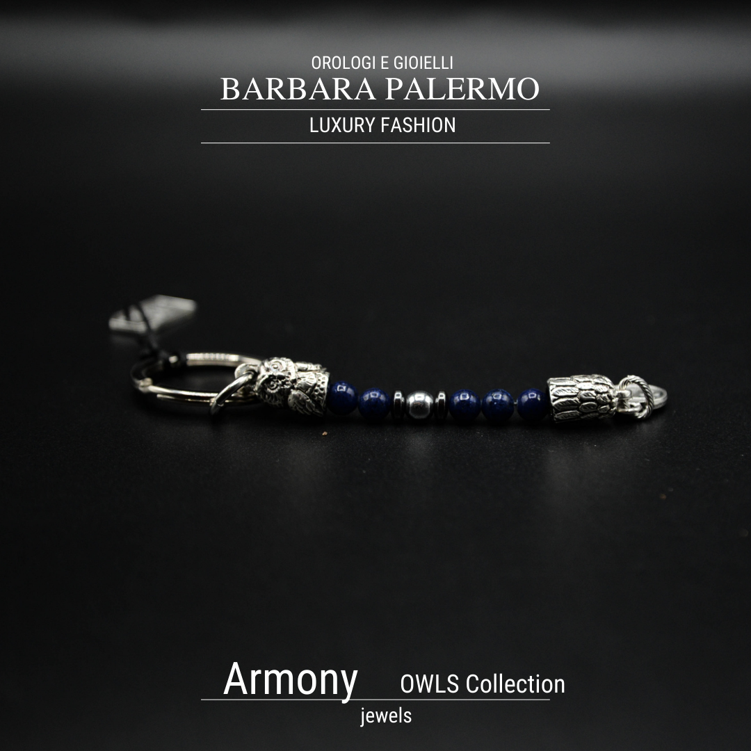 Armony: Schlüsselanhänger mit Eule und Lapis