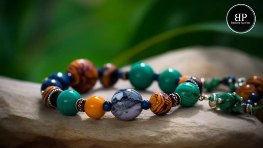 Bracciale pietre colorate