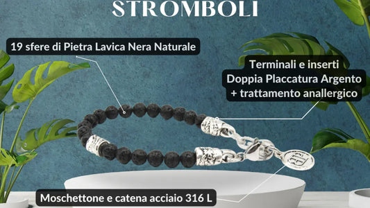 I bracciali in pietra lavica di Barbara Palermo