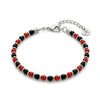 Steine: mehrfarbiges Hartsteinarmband