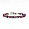 Steine: mehrfarbiges Hartsteinarmband
