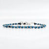 Braid Mini 2.0 Armband mit elektrisch blauem Hämatit