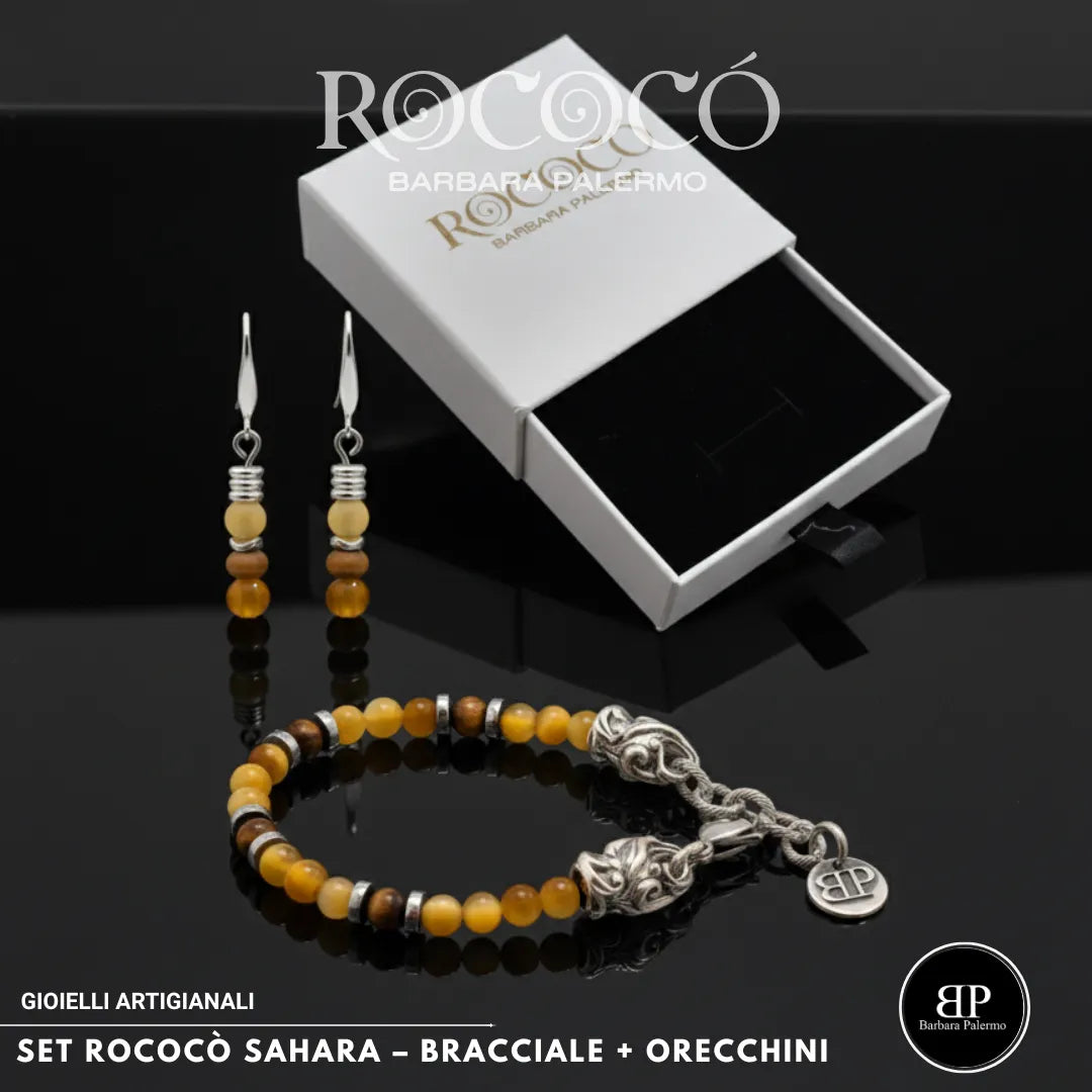 Set Rococò Sahara – Bracciale + Orecchini