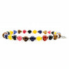 Elastisches Armband mit farbigen Steinen