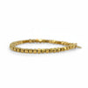 4 mm goldenes Hämatit-Würfelarmband