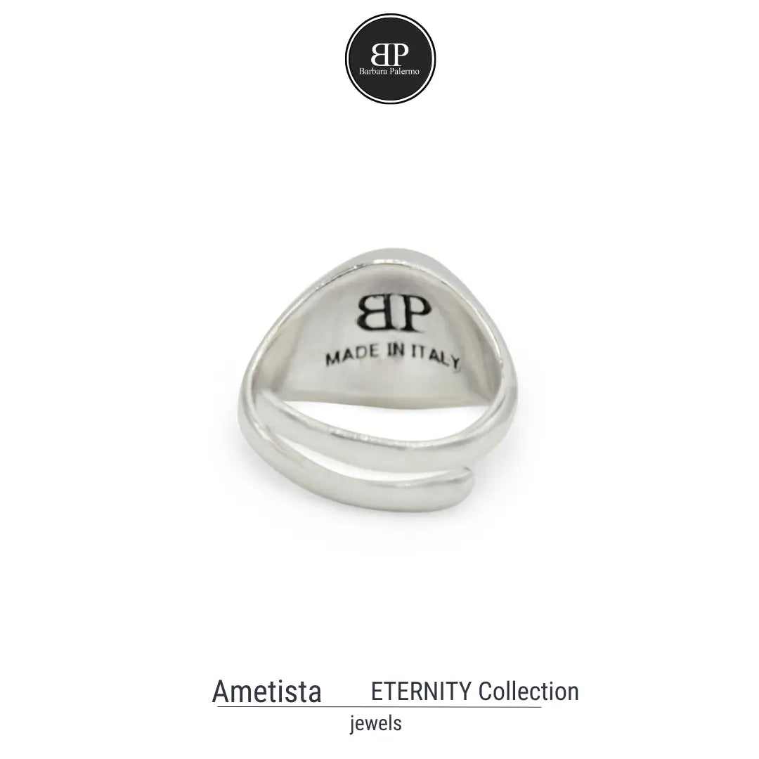 Anello Eternity con Ametista