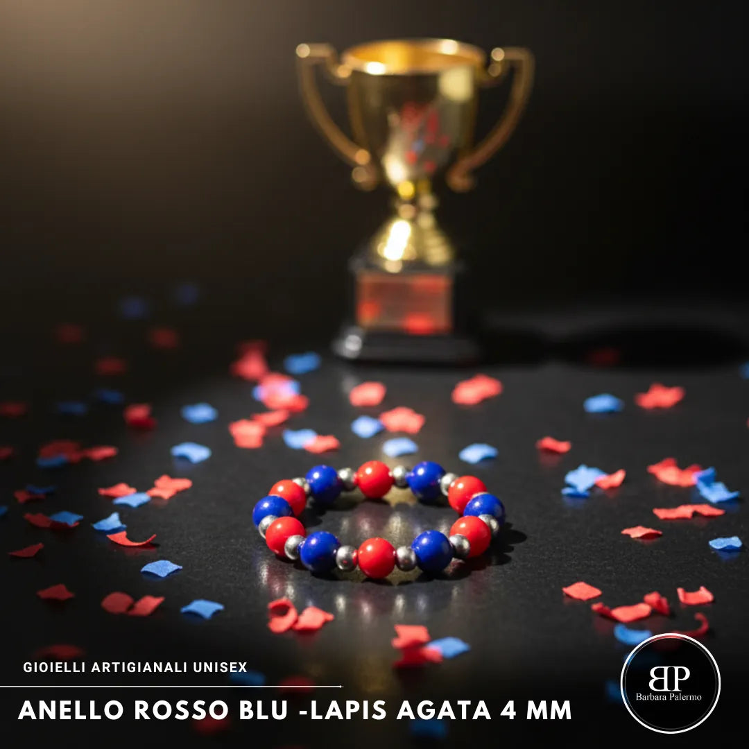 Anello Elastico Rosso Blu