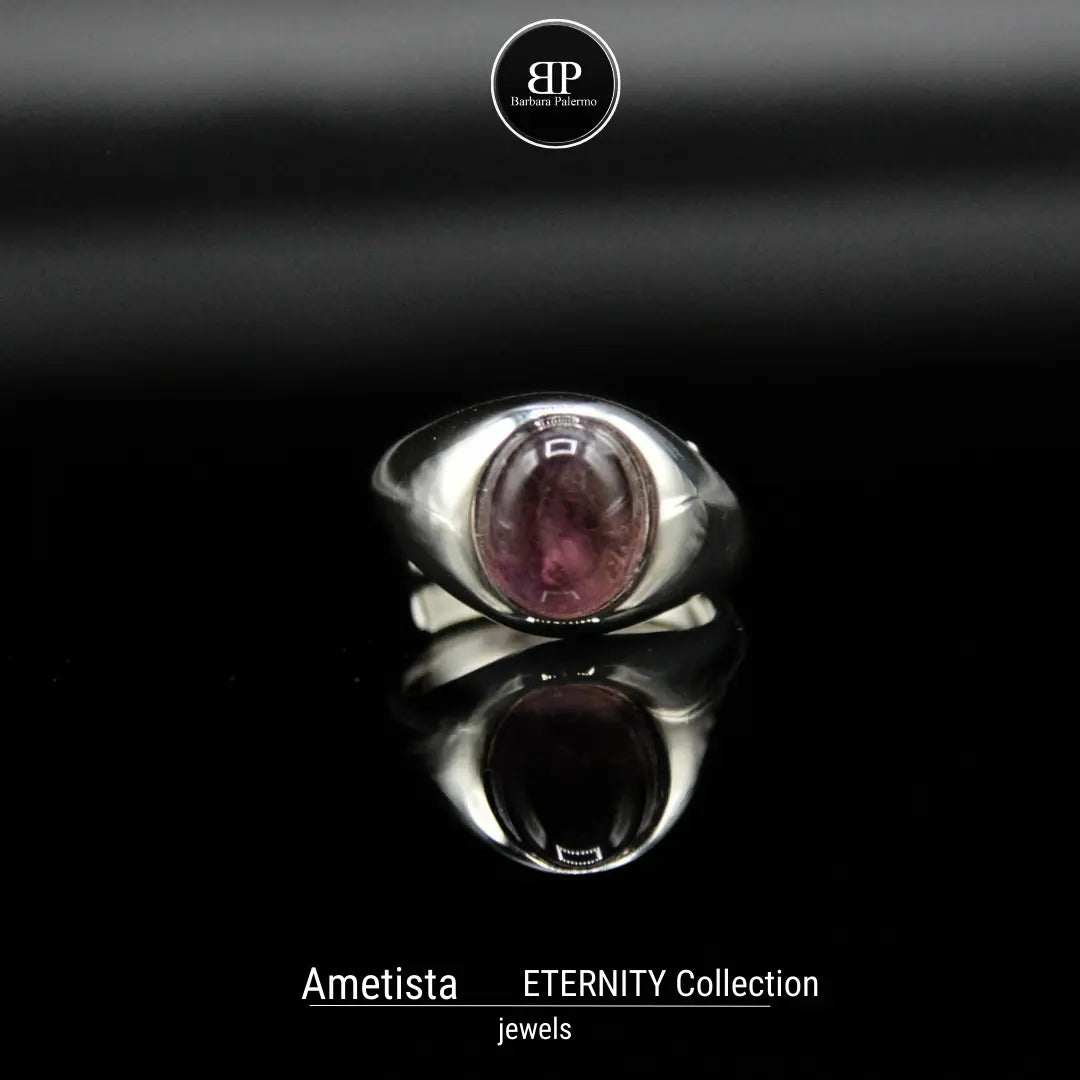 Anello Eternity con Ametista