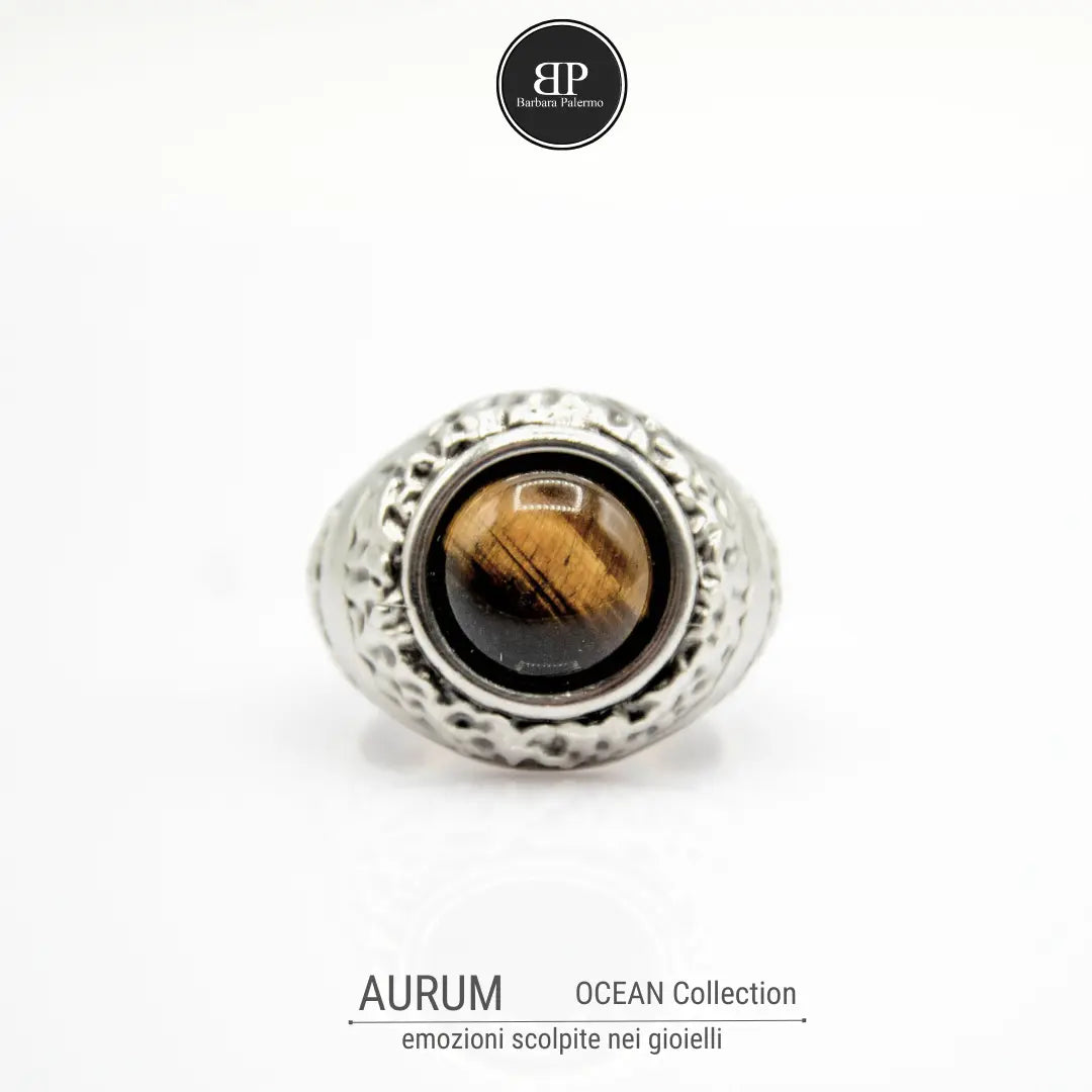 Anello occhio di tigre Aurum