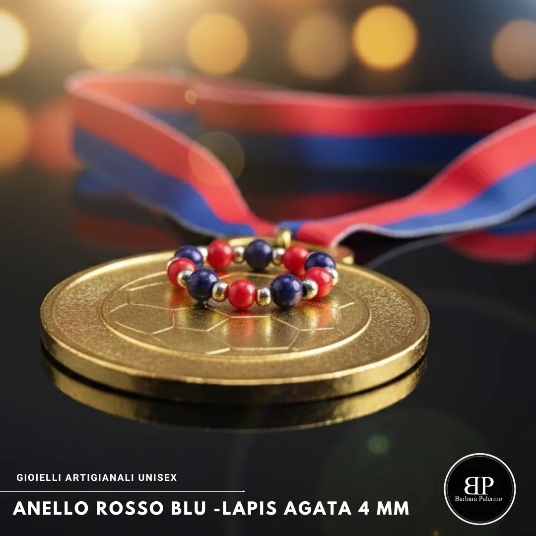 Anello Elastico Rosso Blu