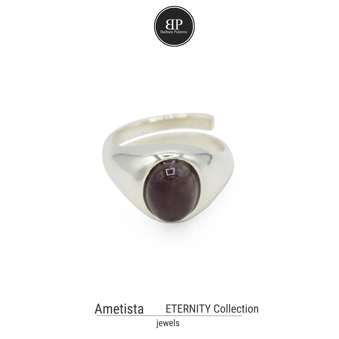 Anello Eternity con Ametista