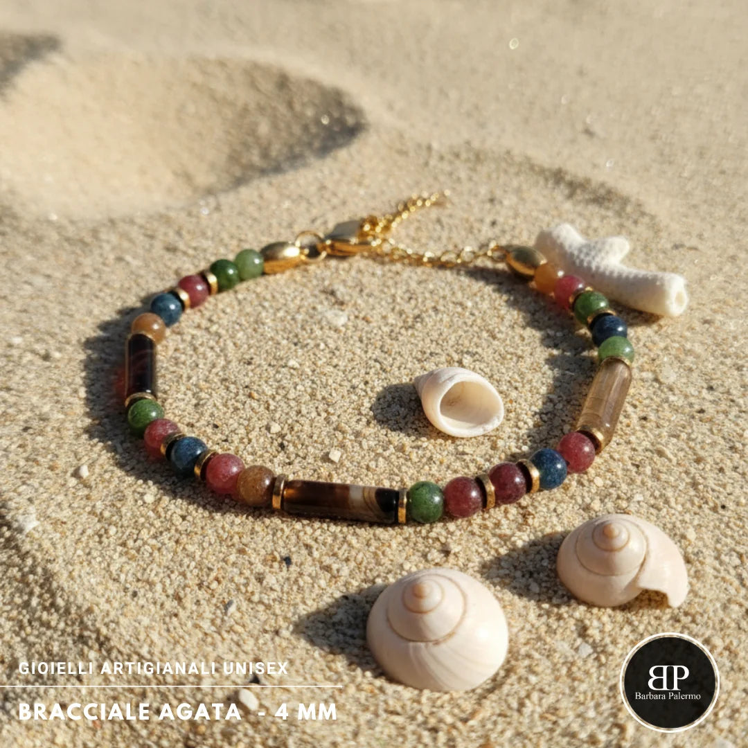 Indisches Achat-Halsband