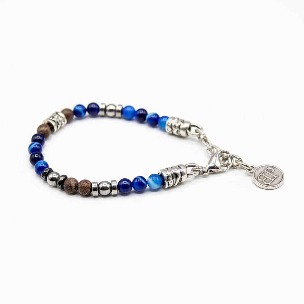 Bracciale BRC 1058 Agata BLU - EMOVE GIOIELLI Bracciale BRC 1058 Agata BLU - EMOVE GIOIELLI