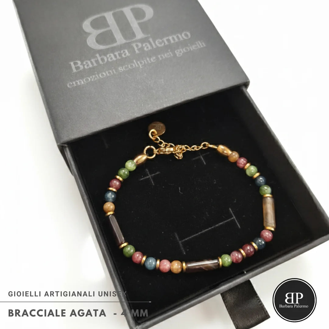 Indisches Achat-Halsband