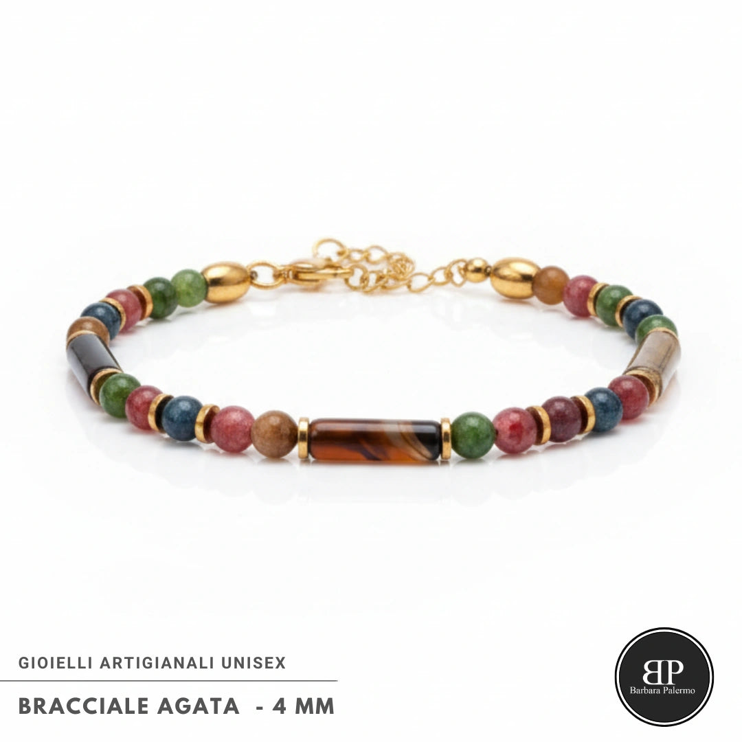 Indisches Achat-Halsband