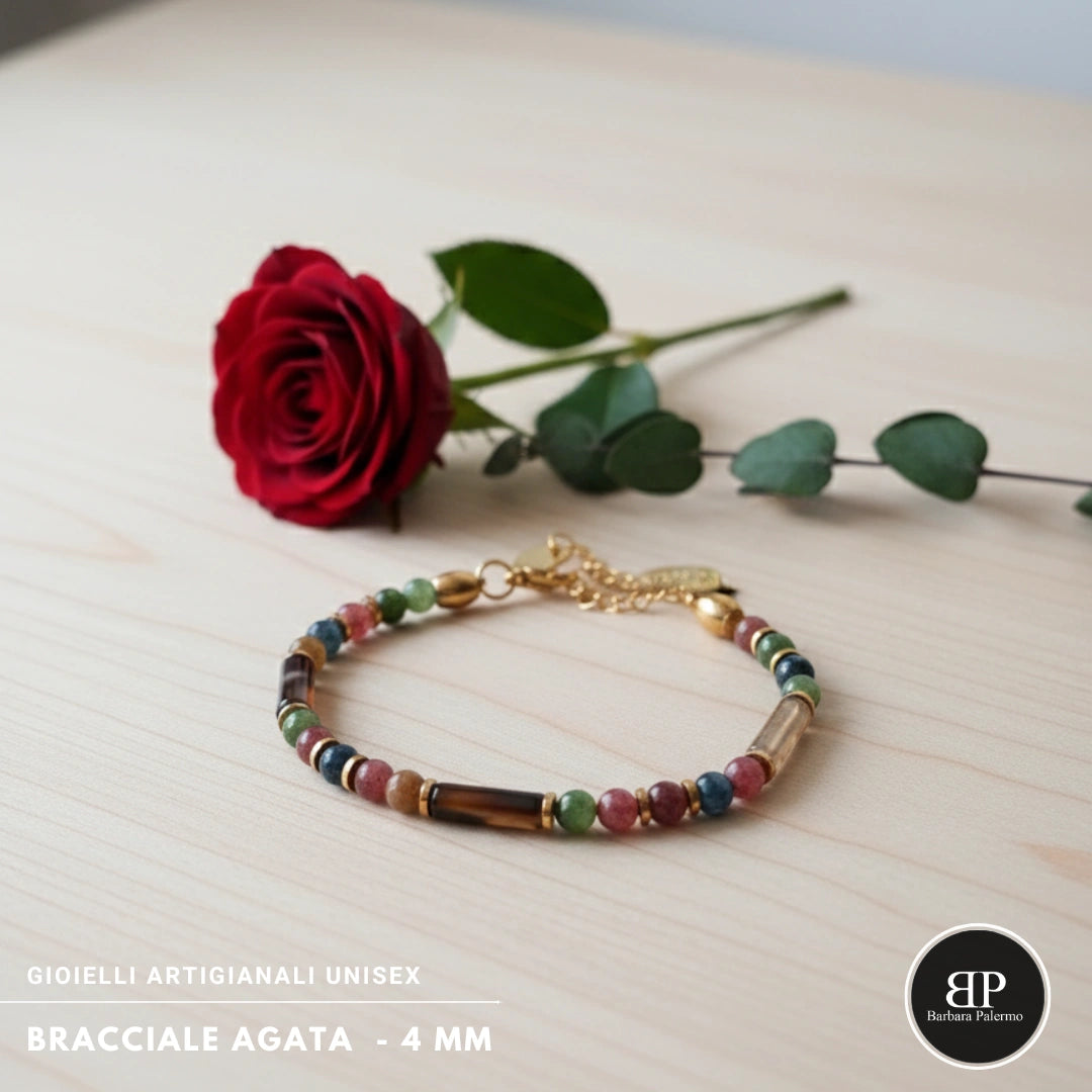 Indisches Achat-Halsband