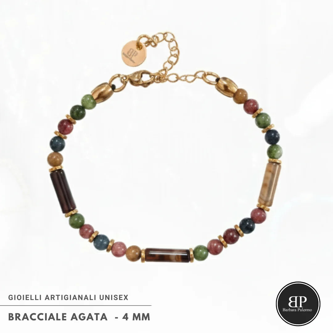Indisches Achat-Halsband