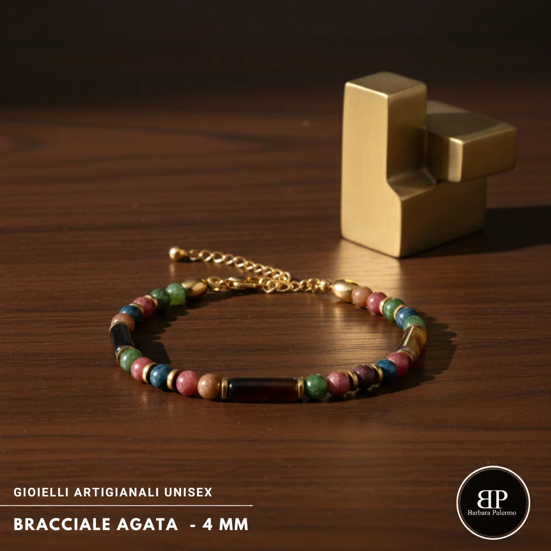 Indisches Achat-Halsband