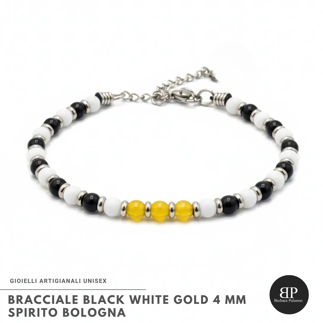 Bracciale Black White Gold – Spirito Bologna