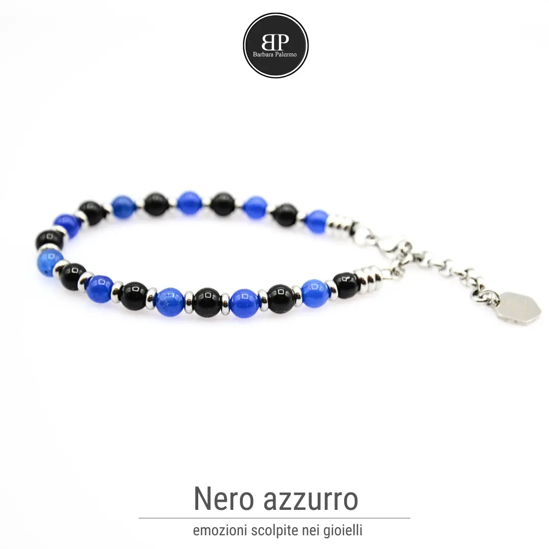 Bracciale Nero-Azzurro - Edizione Speciale