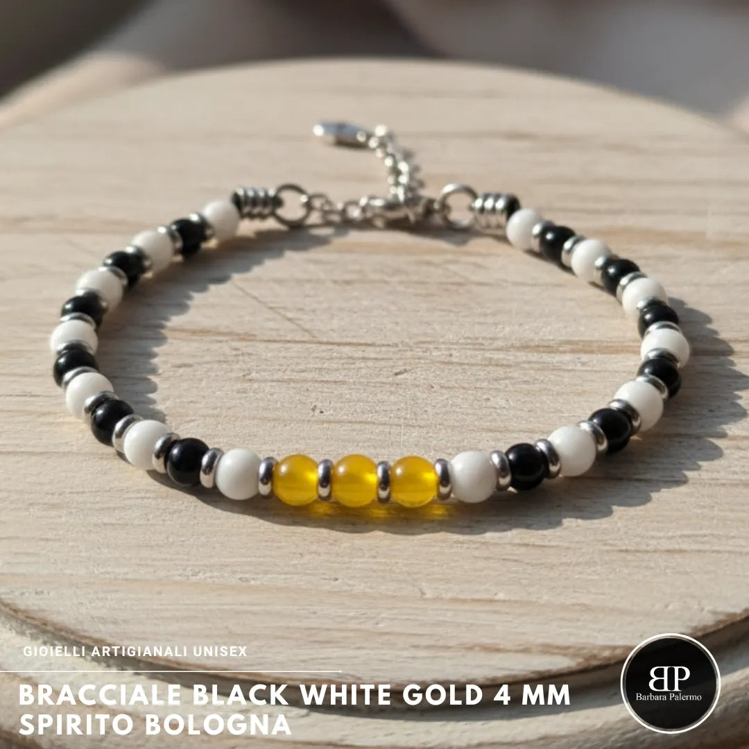 Bracciale Black White Gold – Spirito Bologna