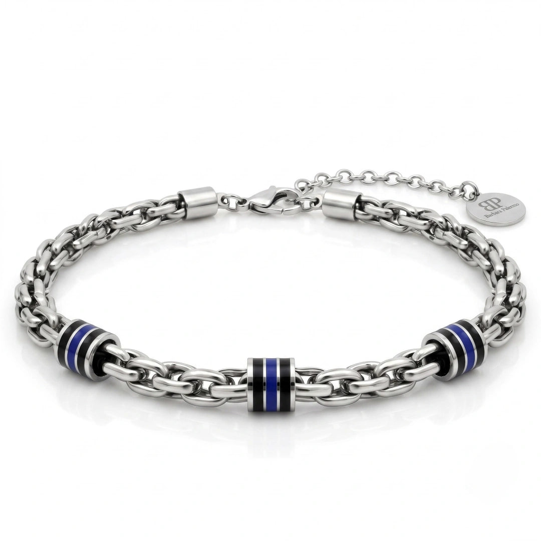 Steine: mehrfarbiges Hartsteinarmband