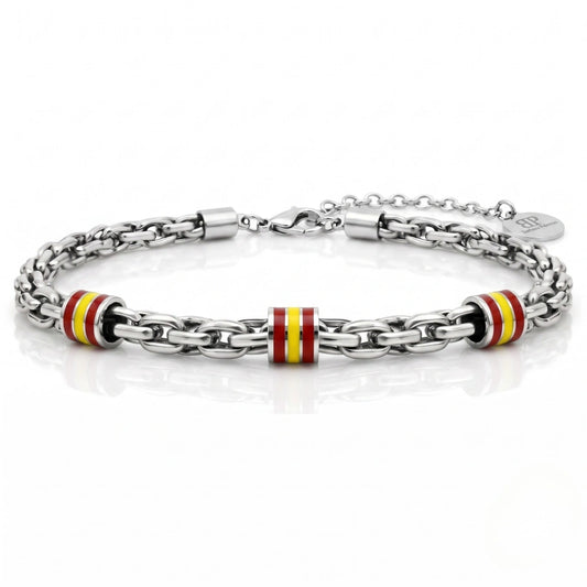Steine: mehrfarbiges Hartsteinarmband