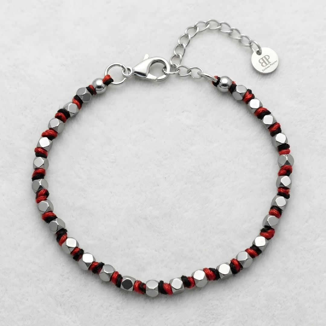 Bracciale Luminex Rosso Nero