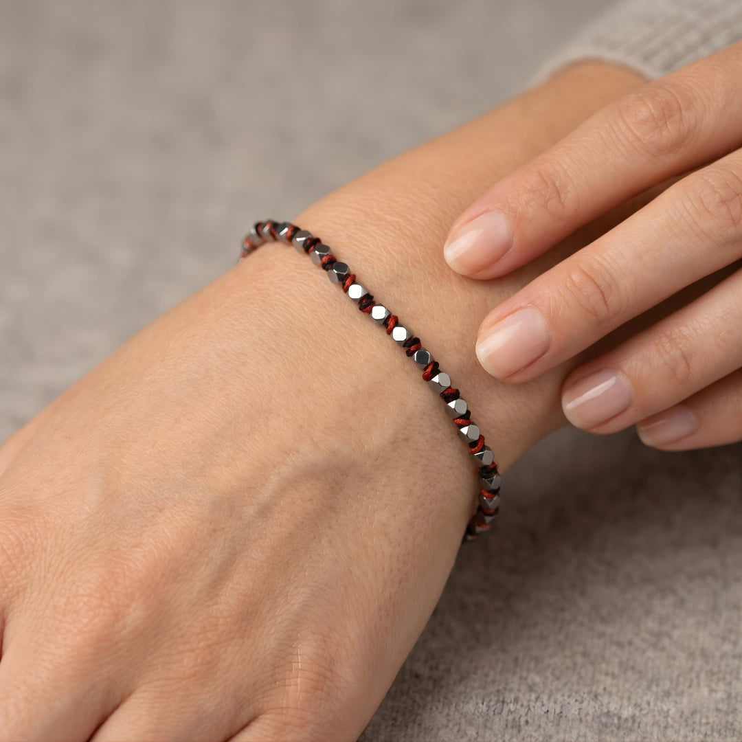 Bracciale Luminex Rosso Nero