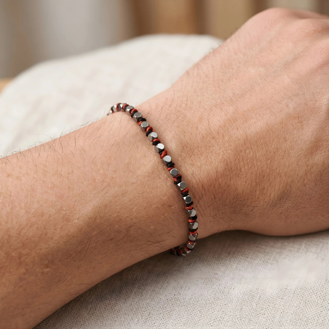 Bracciale Luminex Rosso Nero