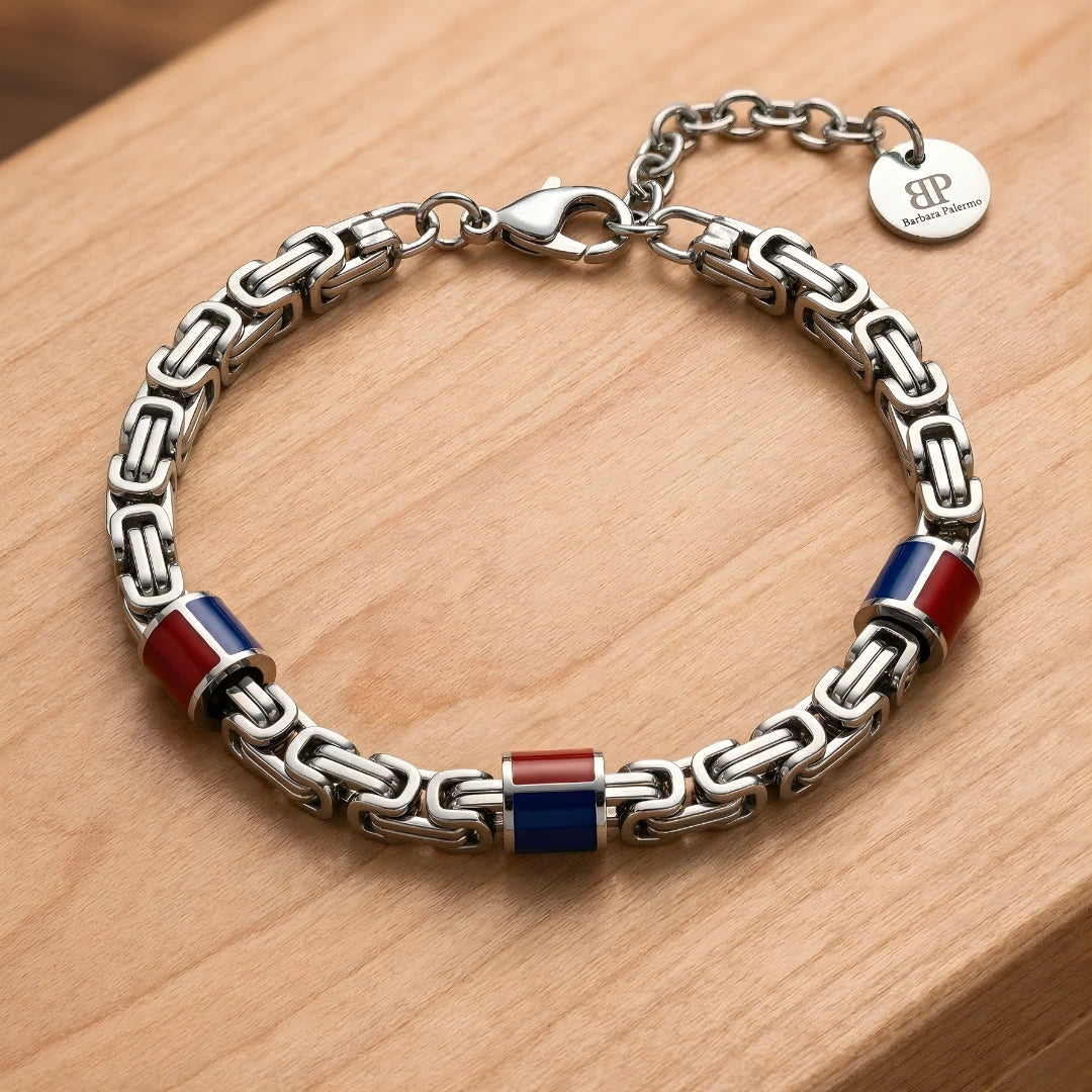 Steine: mehrfarbiges Hartsteinarmband