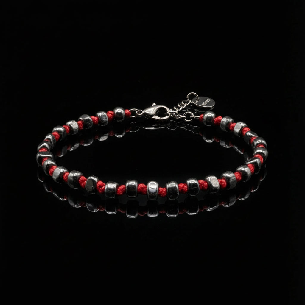 Bracciale Nautico ematite Luminex Rosso