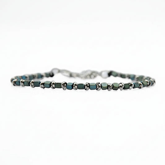 Braid Mini 2.0 Armband – Aquagrün