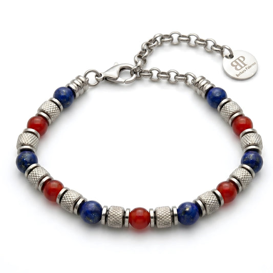 Steine: mehrfarbiges Hartsteinarmband