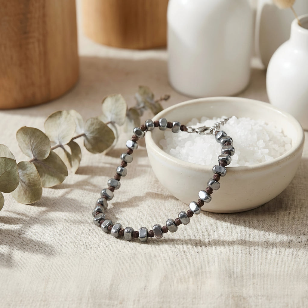 BRACCIALE LUMINEX MARRONE SCURO