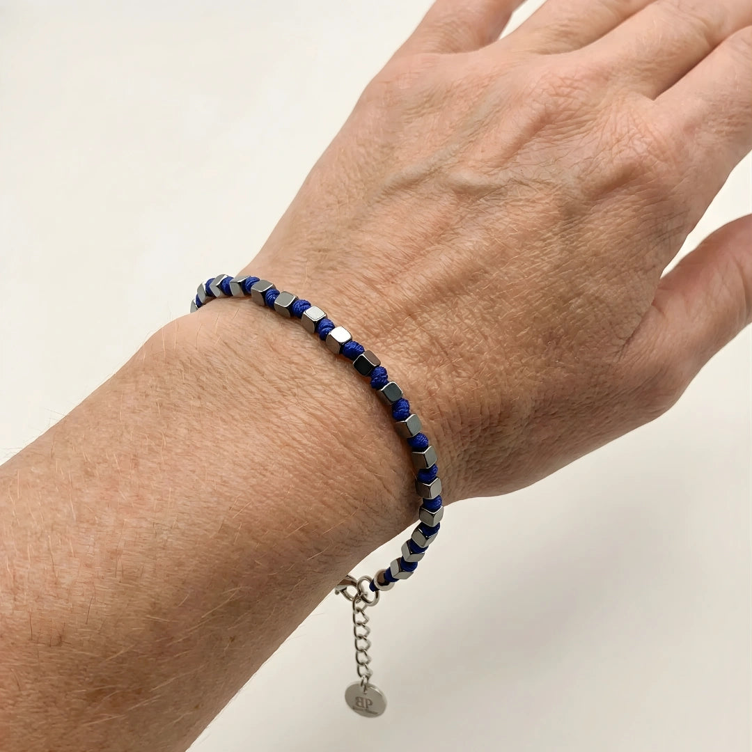 Bracciale Luminex Cubi Blu