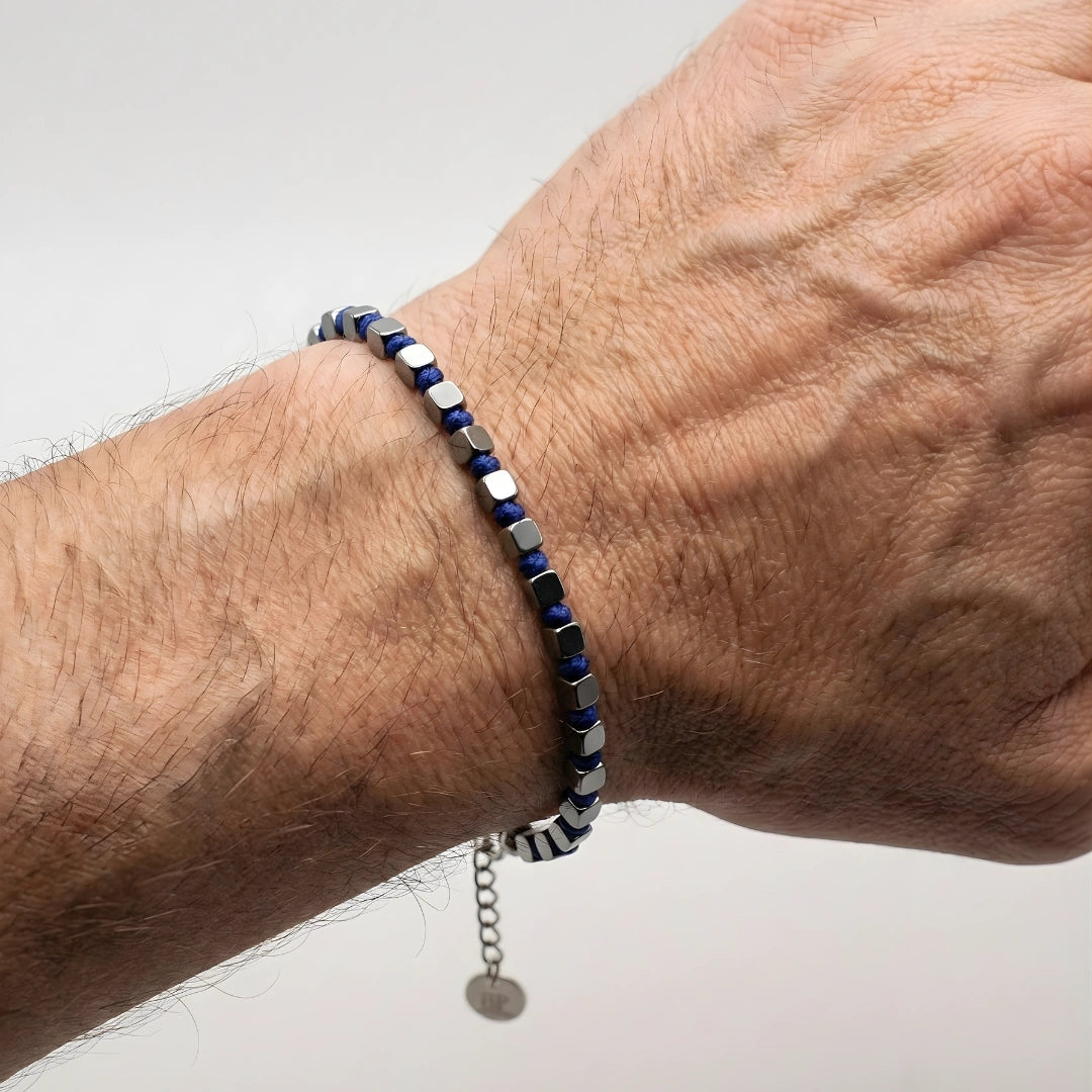 Bracciale Luminex Cubi Blu