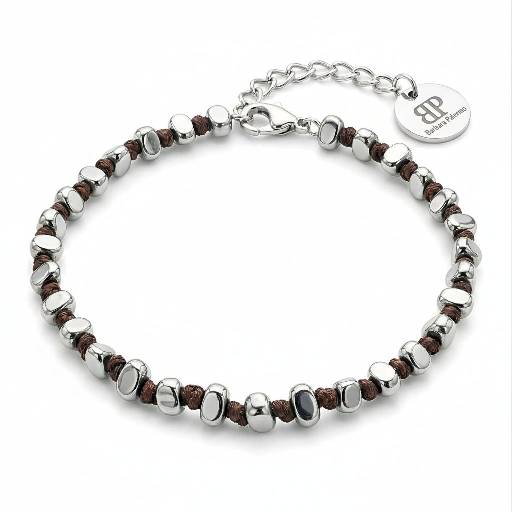 BRACCIALE LUMINEX MARRONE SCURO