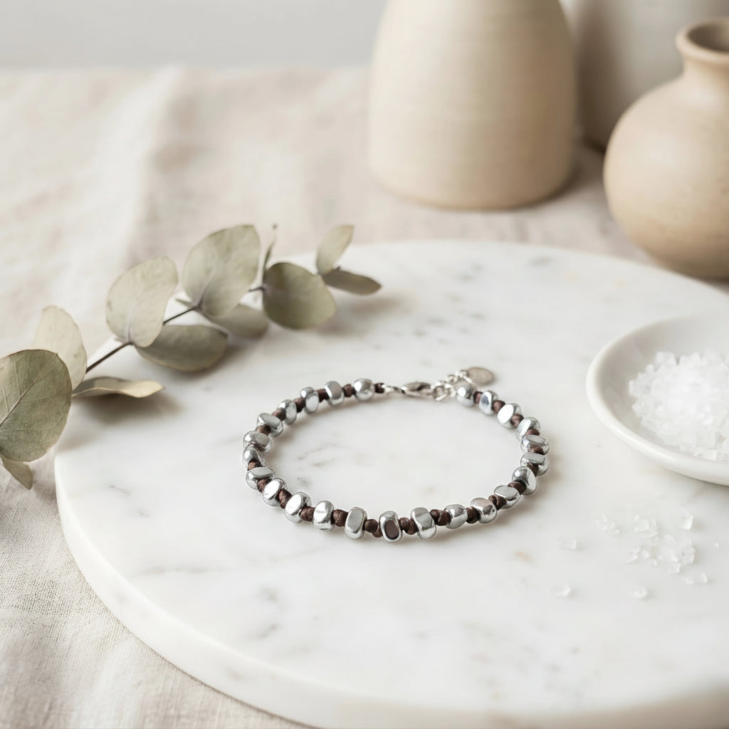 BRACCIALE LUMINEX MARRONE SCURO